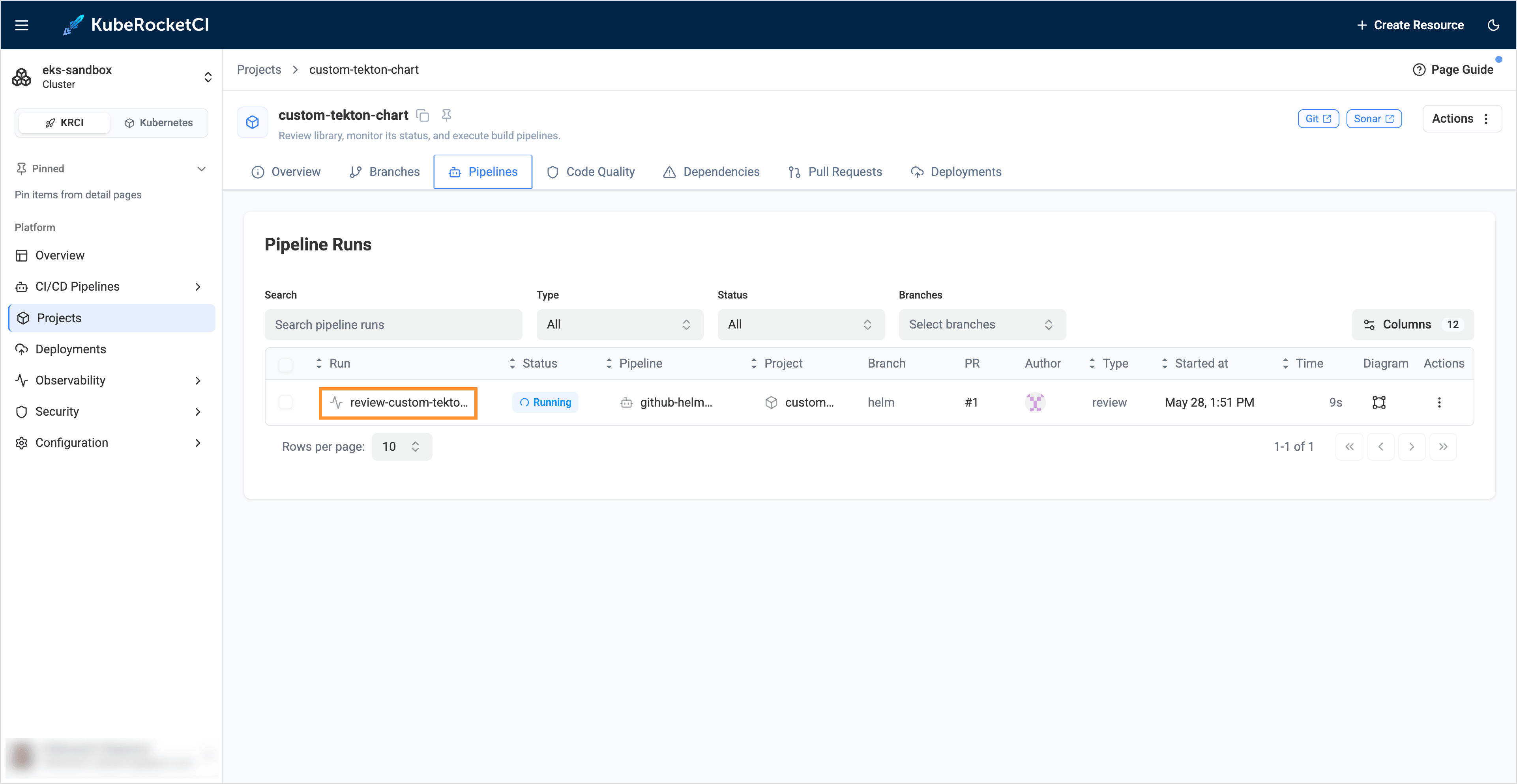 KubeRocketCI pipelines overview