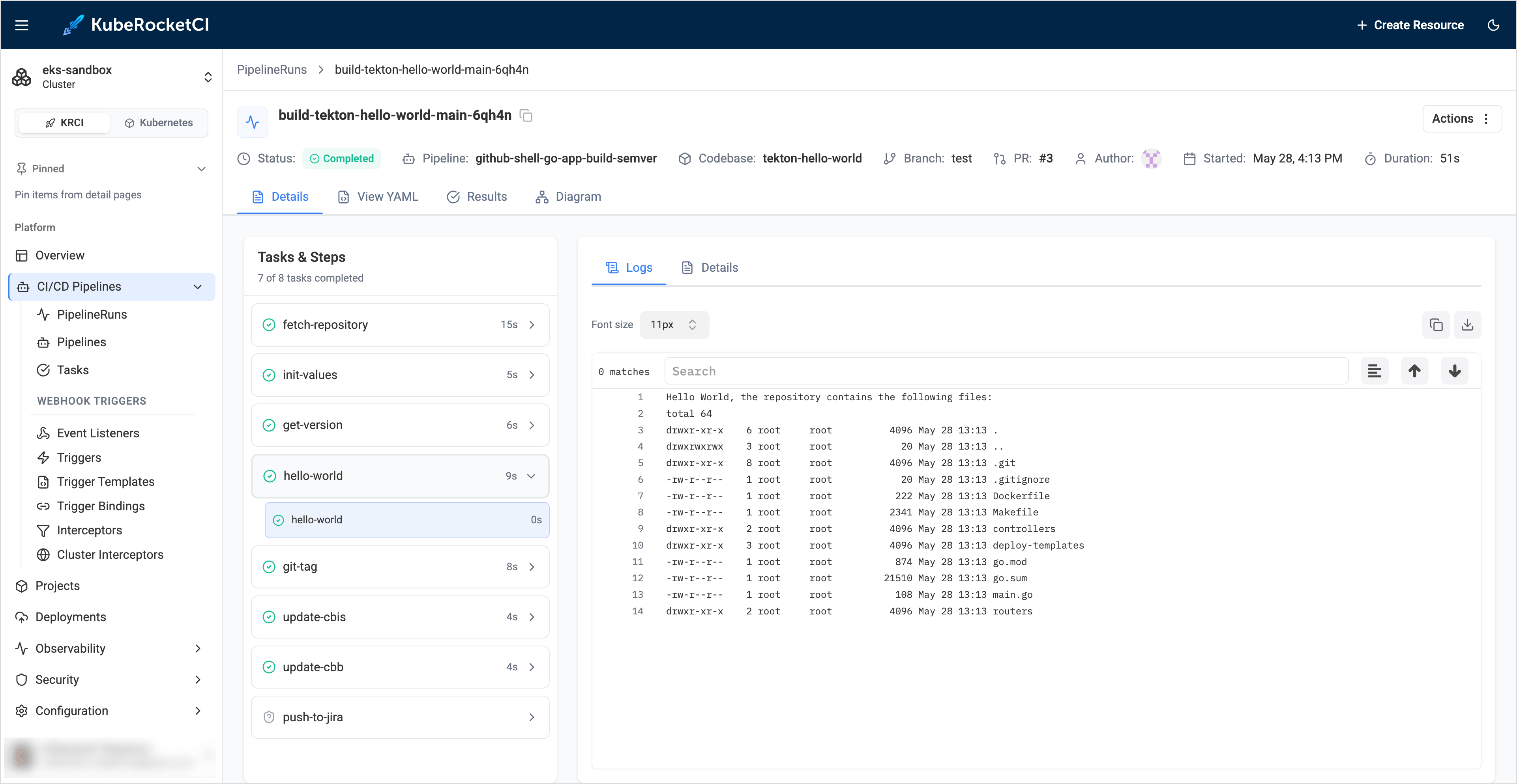Explore Build Pipeline
